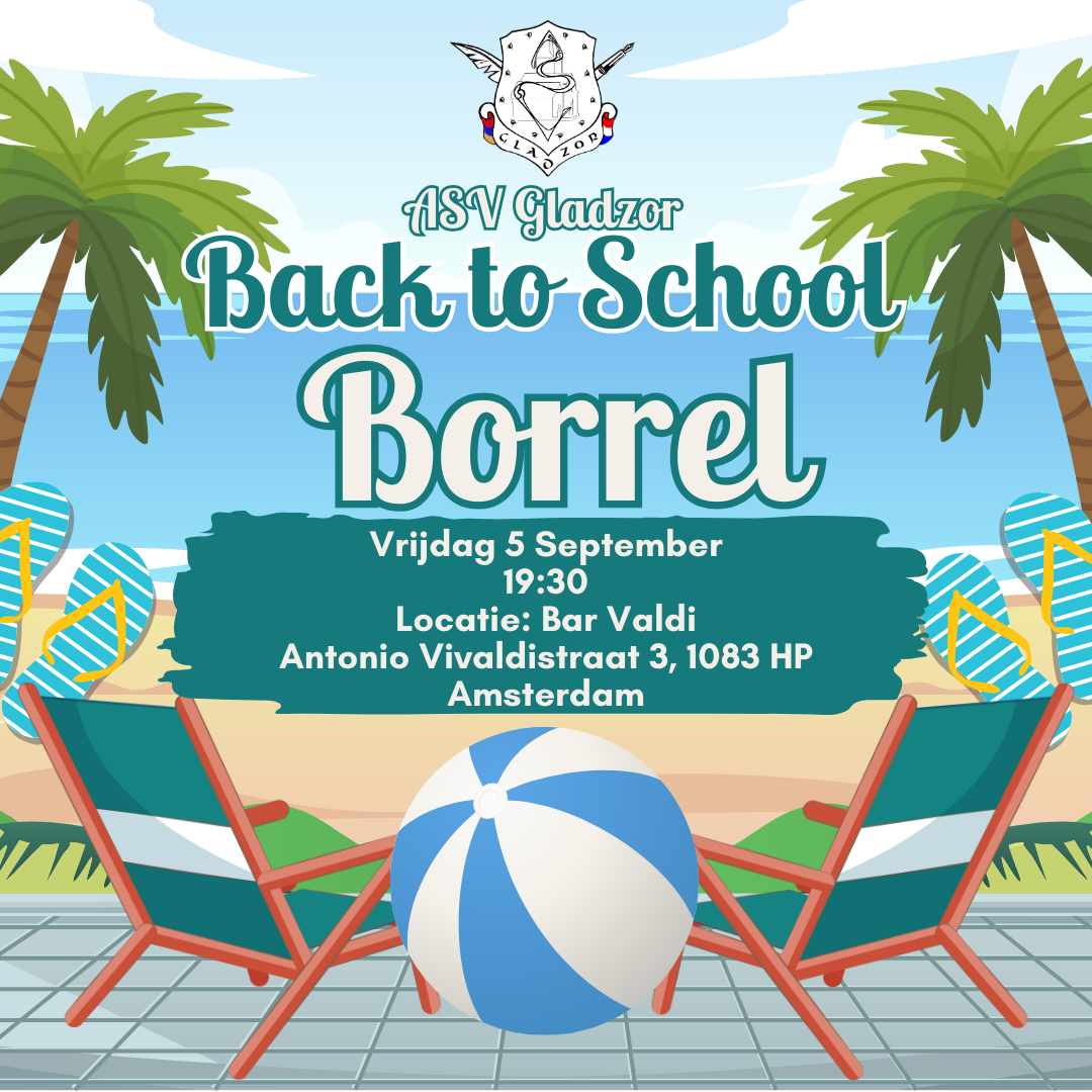 Bestuur 19 - Back to School Borrel